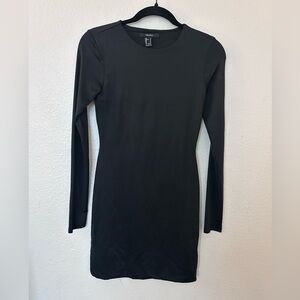 Forever 21 Classic Black Long Sleeve Dress bodycon
